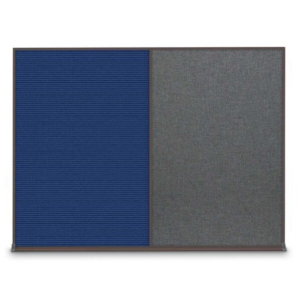 Double Door Radius Plus Corkboard, 60"X